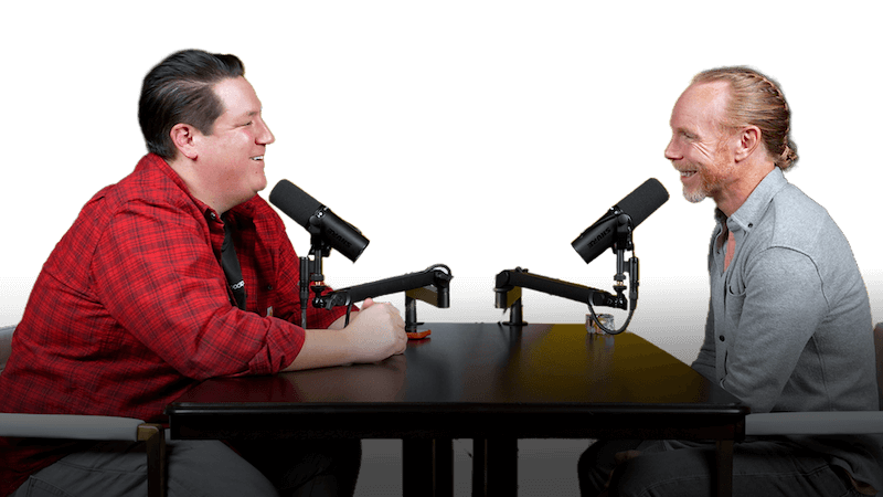 Restaurant operators in a business conversation